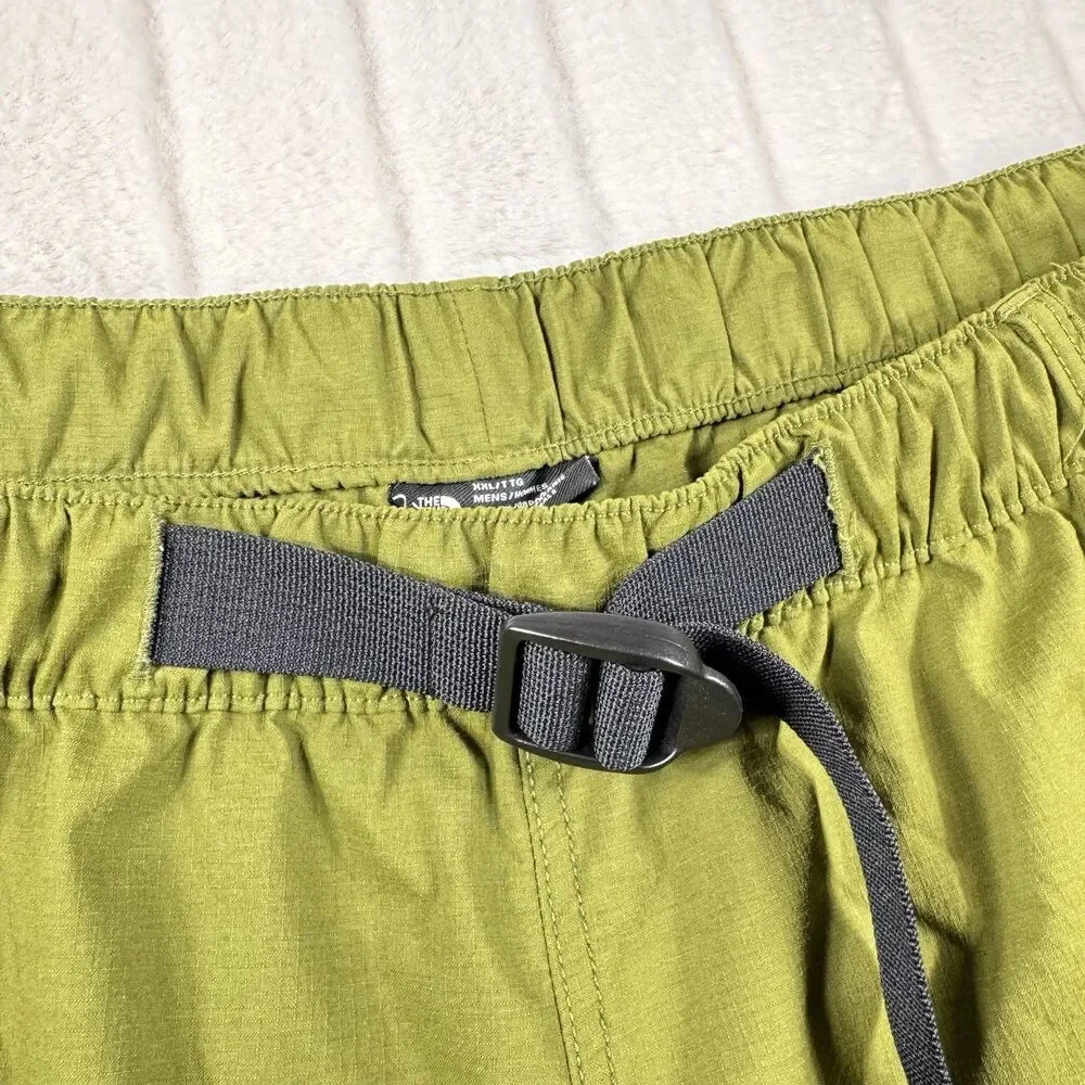 The North Face Class V Pathfinder FlashDry-XD Belt Shorts Mens Size 2XL Green